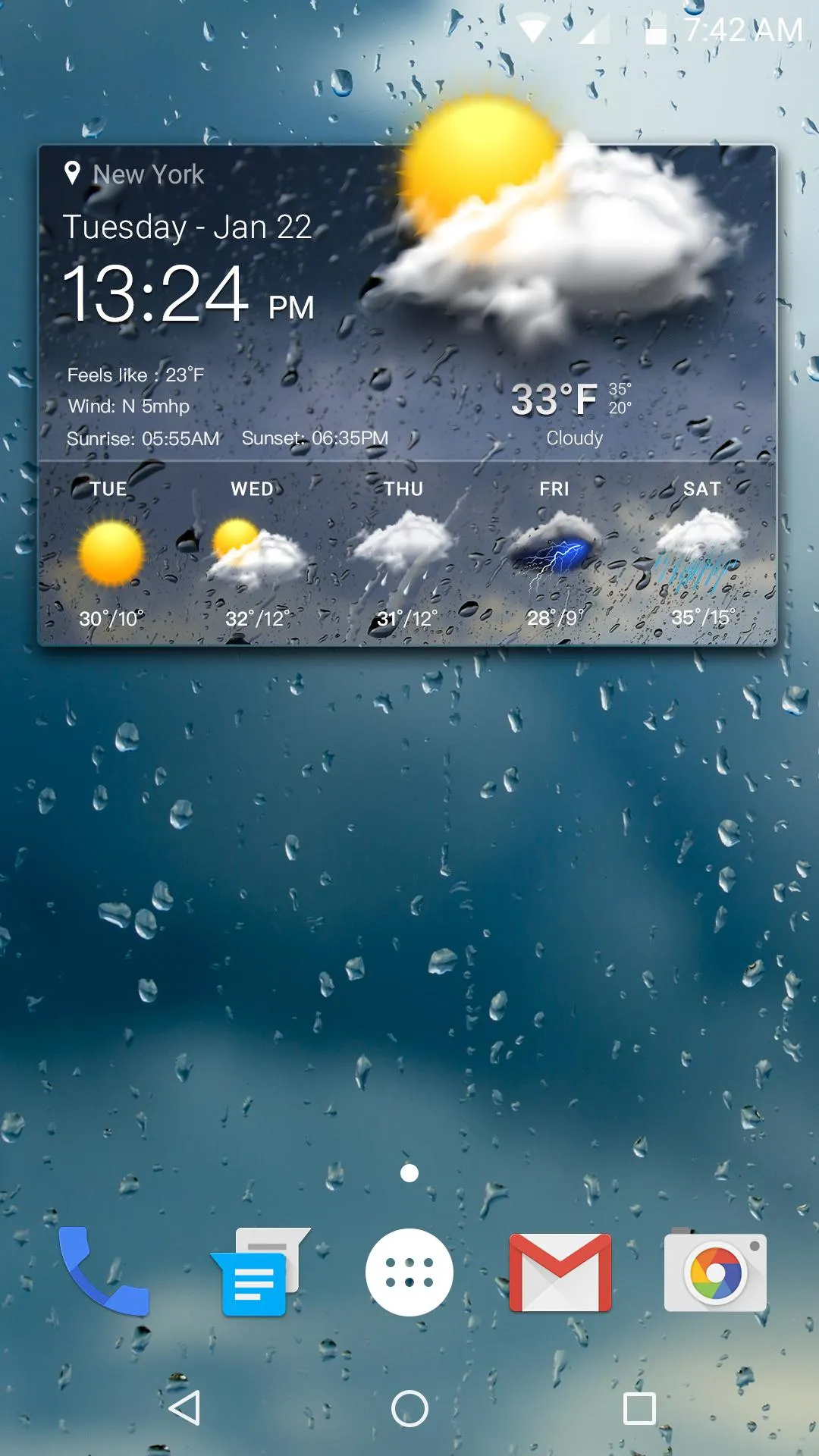 Real-time weather forecasts | Indus Appstore | Screenshot