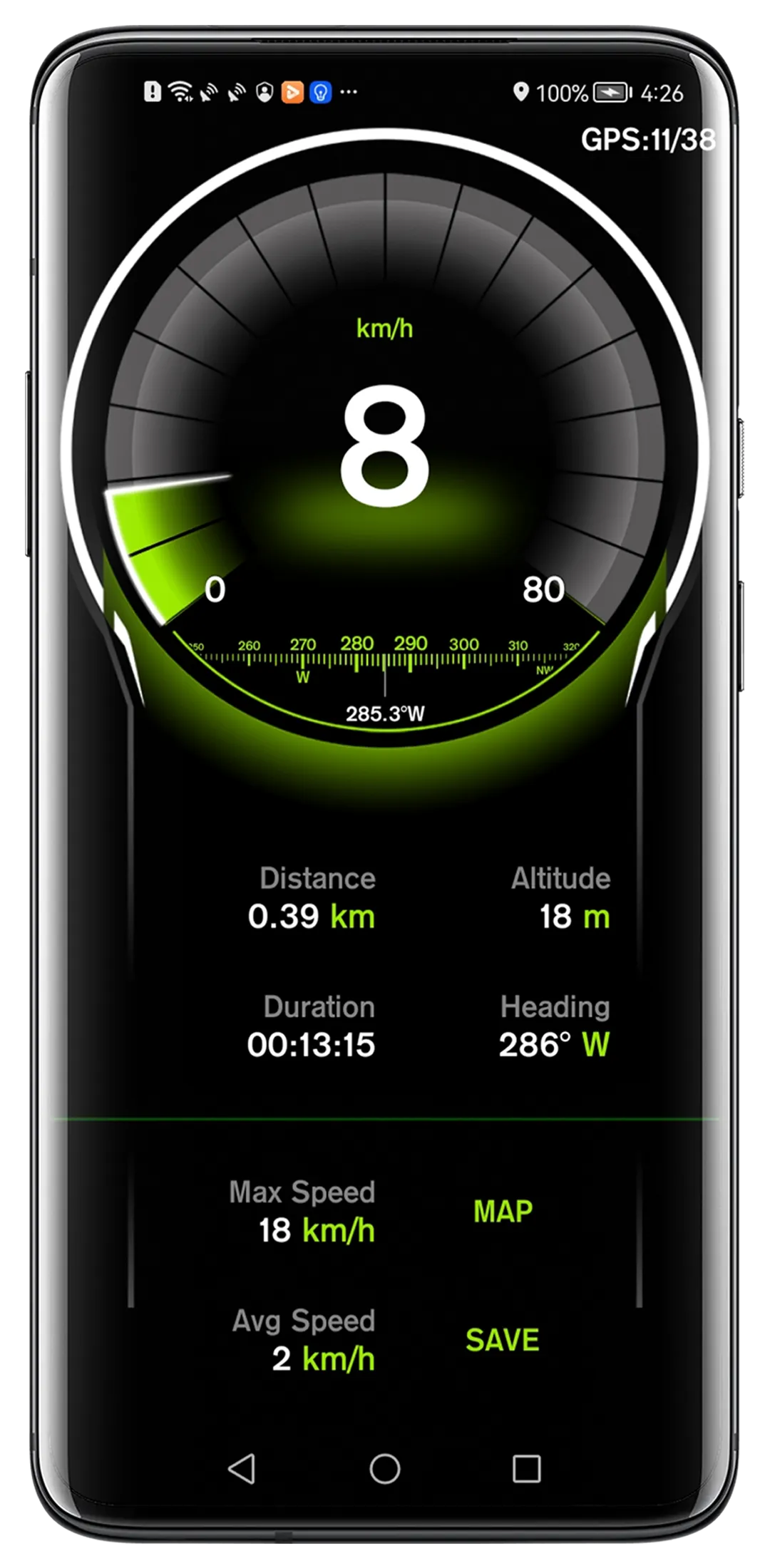 Speed View GPS | Indus Appstore | Screenshot