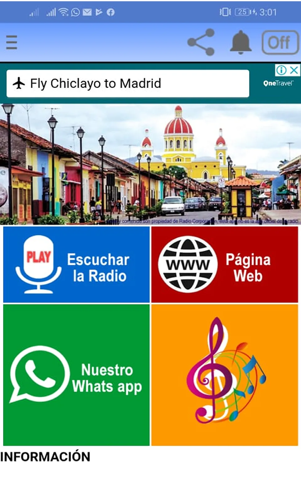 Radio Corporacion de Nicaragua | Indus Appstore | Screenshot