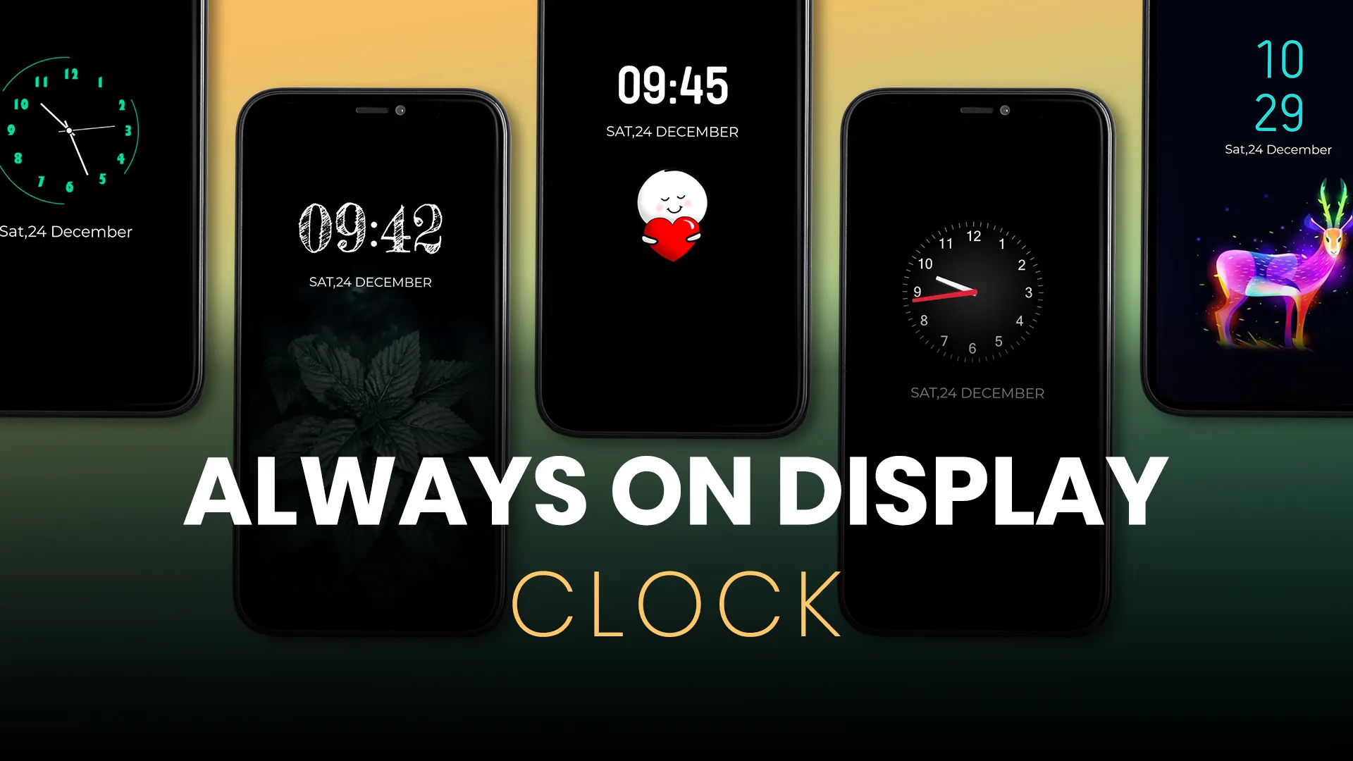 Always ON Analog Digital Clock | Indus Appstore | Screenshot