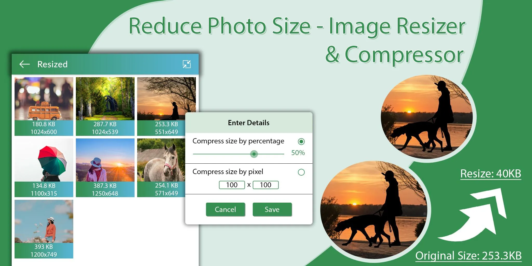 Reduce Photo Size - Image Resi | Indus Appstore | Screenshot