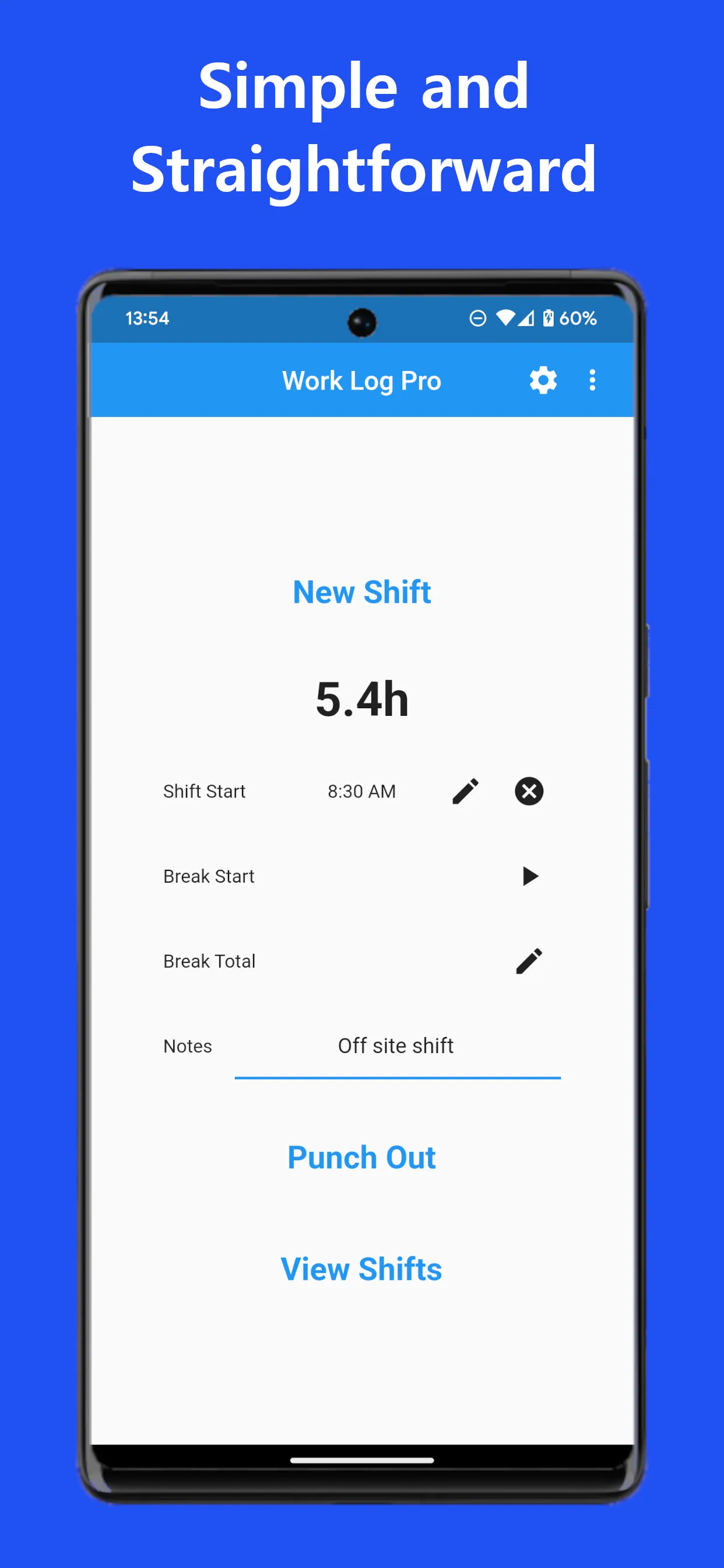 Work Log - Shift Tracker | Indus Appstore | Screenshot