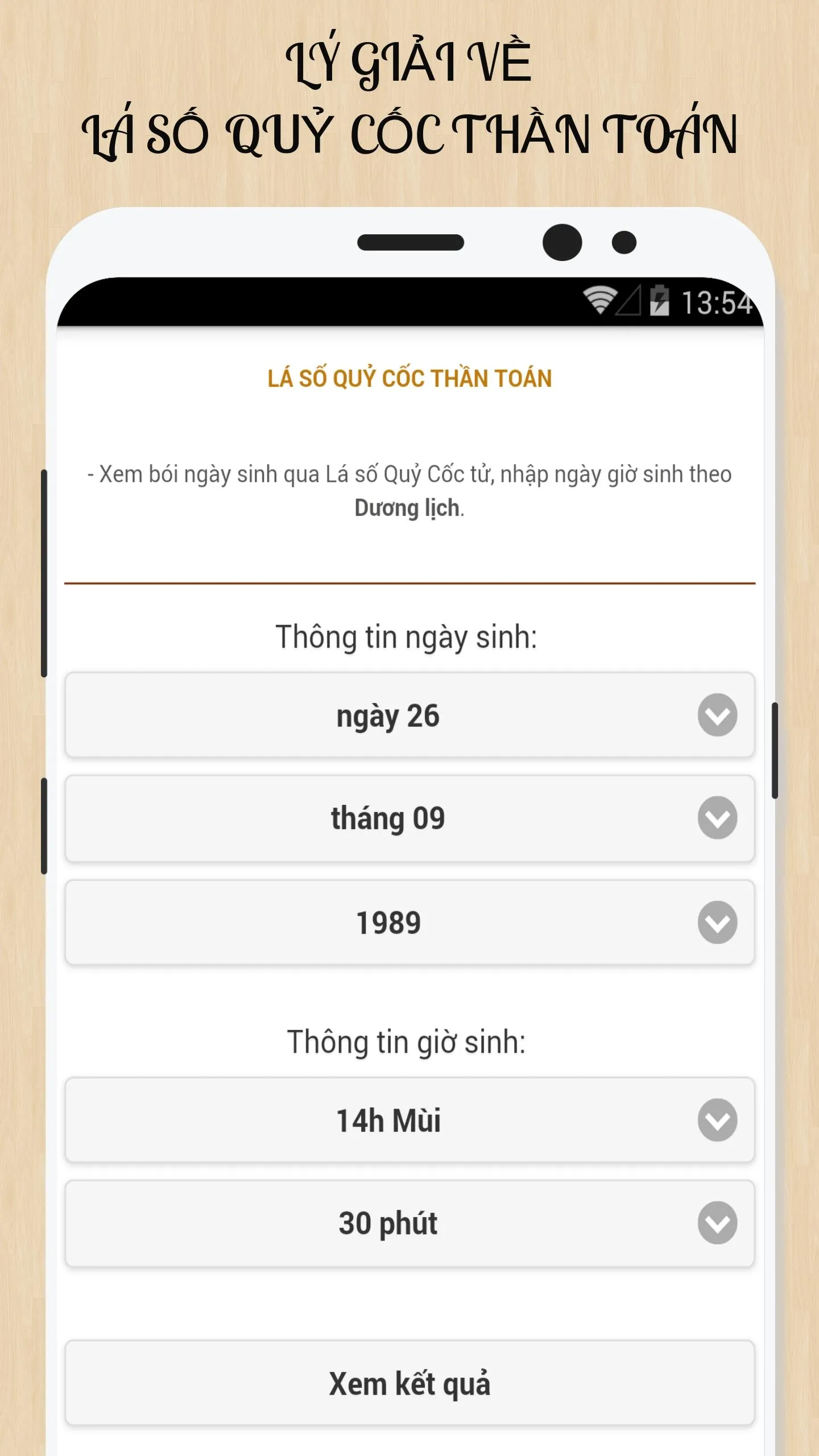 Lá Số Quỷ Cốc Thần Toán | Indus Appstore | Screenshot