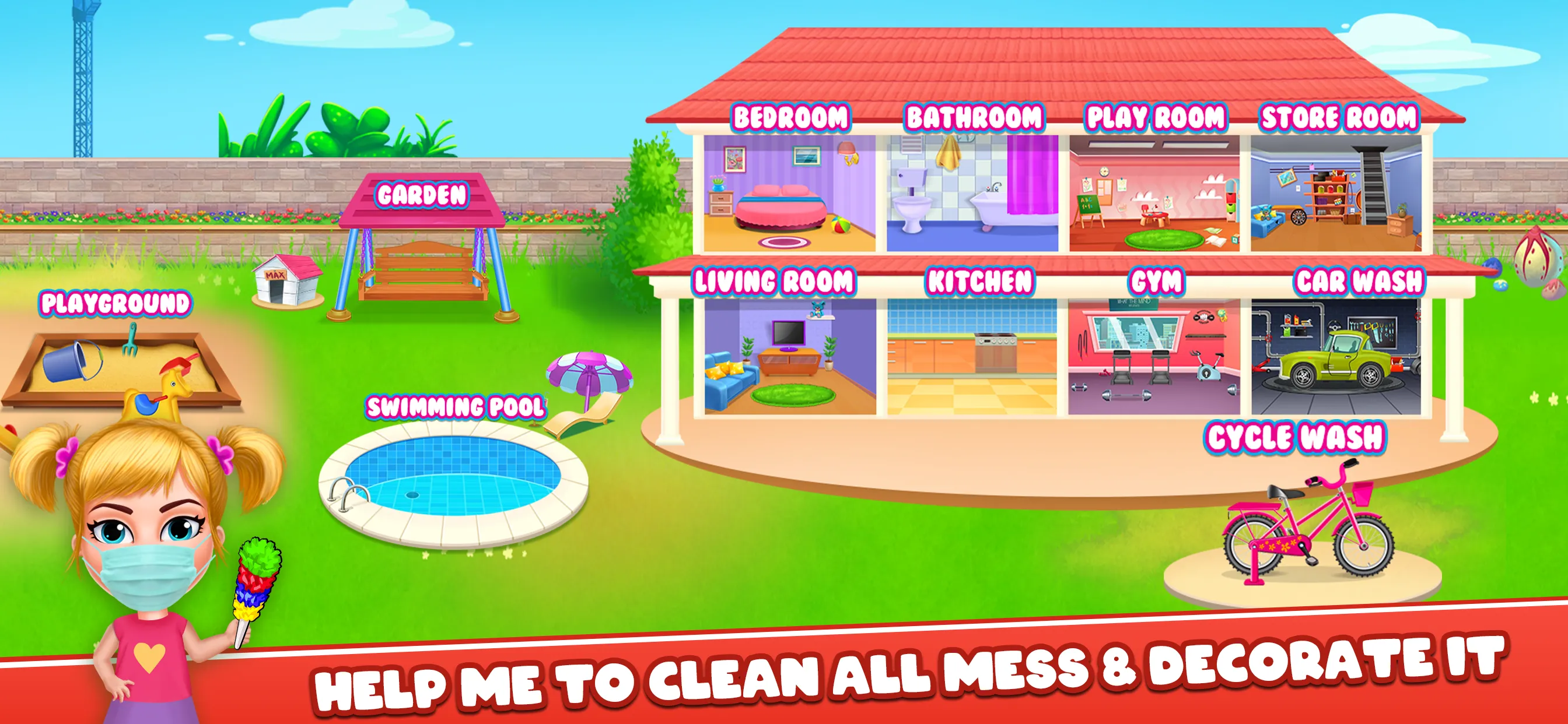 Big Home Makeover - Girl Games | Indus Appstore | Screenshot