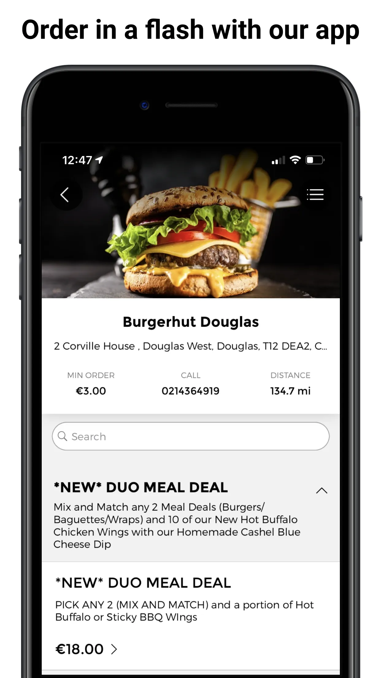 Burgerhut Cork | Indus Appstore | Screenshot