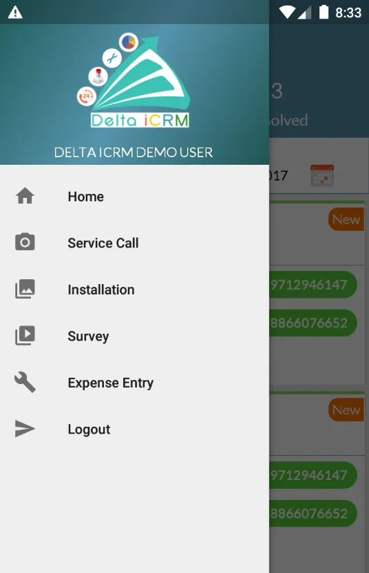 Delta iCRM - Customer Care | Indus Appstore | Screenshot