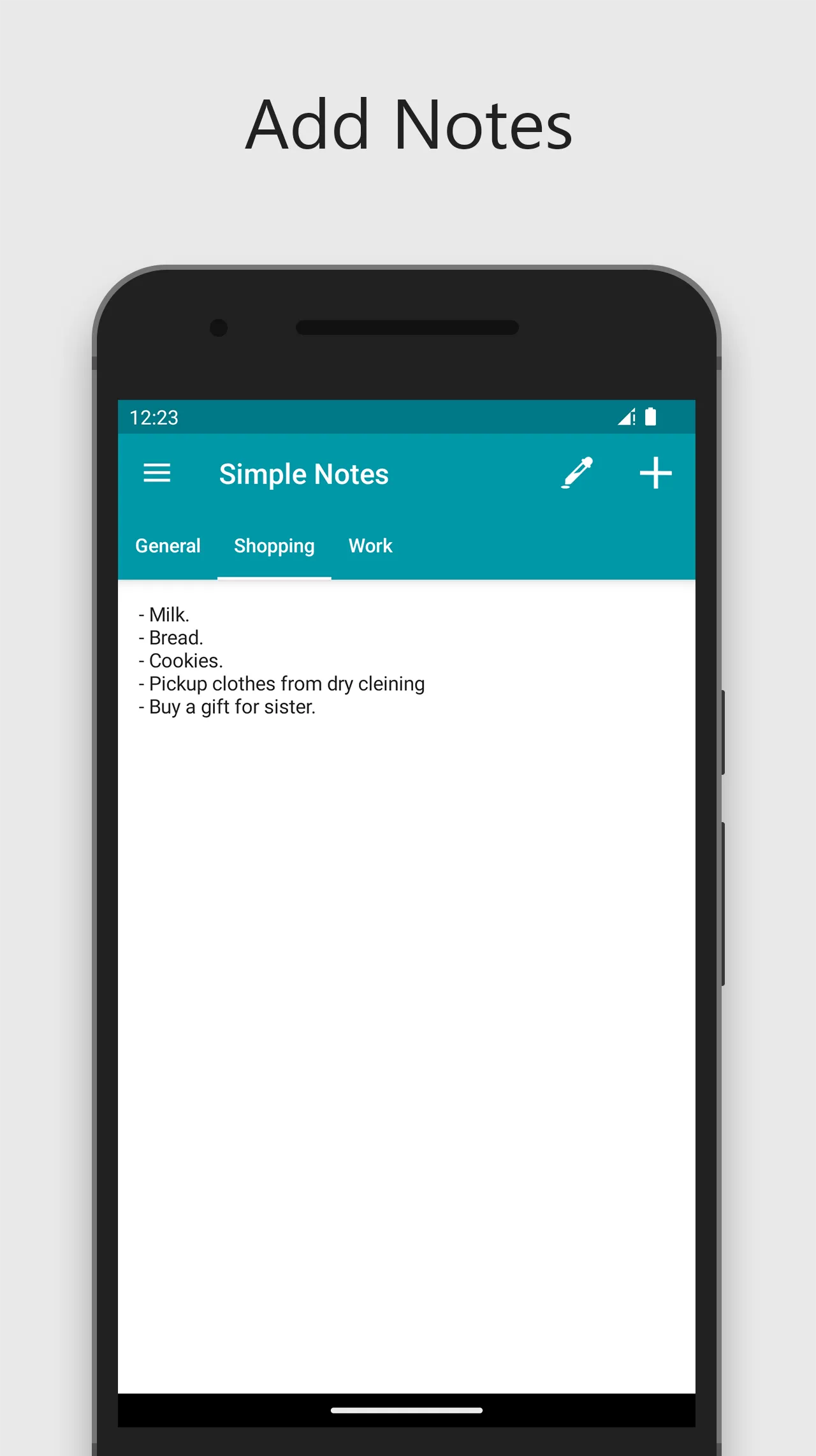 Simple Notes, Daily Notes | Indus Appstore | Screenshot