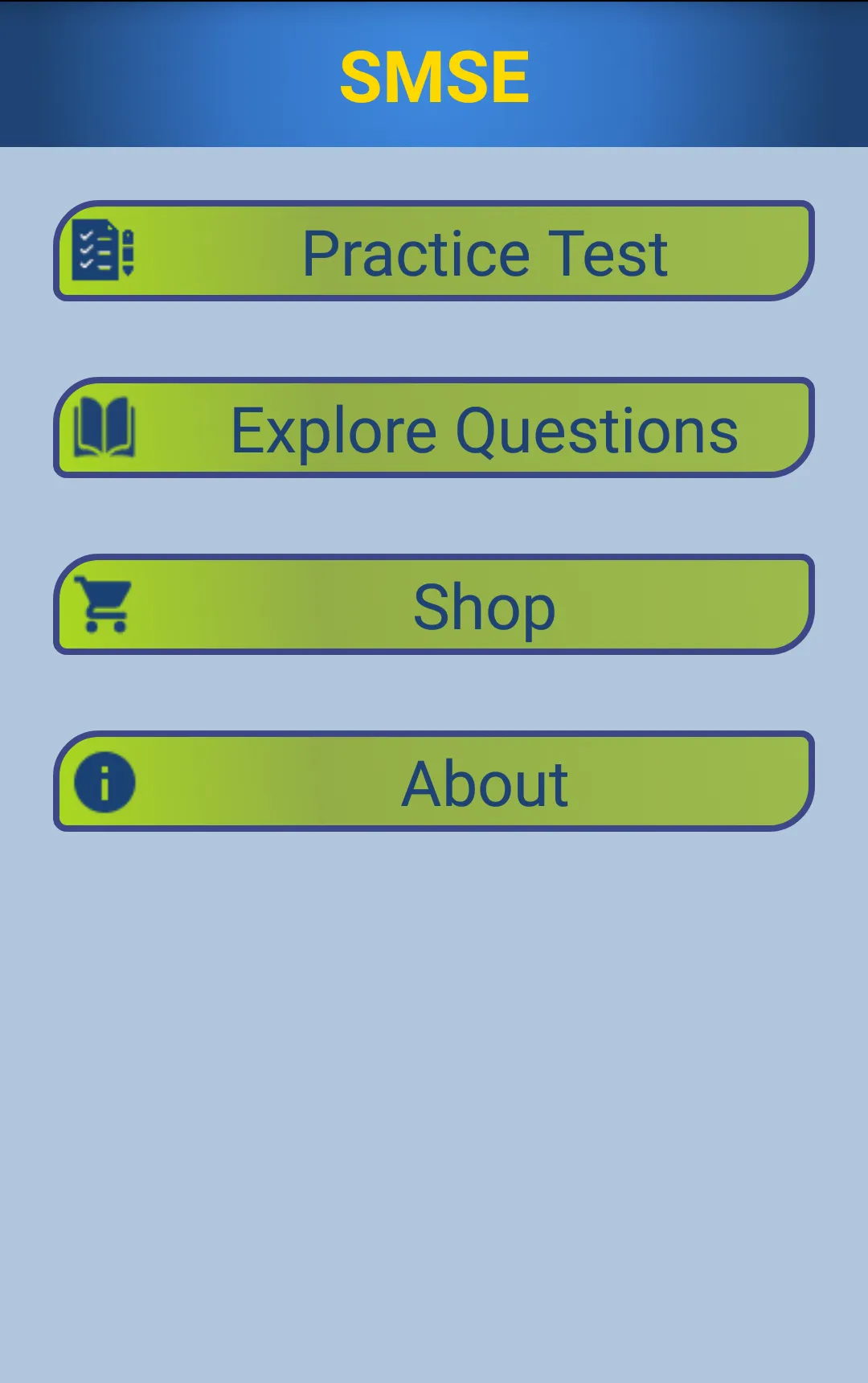 SMSE Practice Test | Indus Appstore | Screenshot