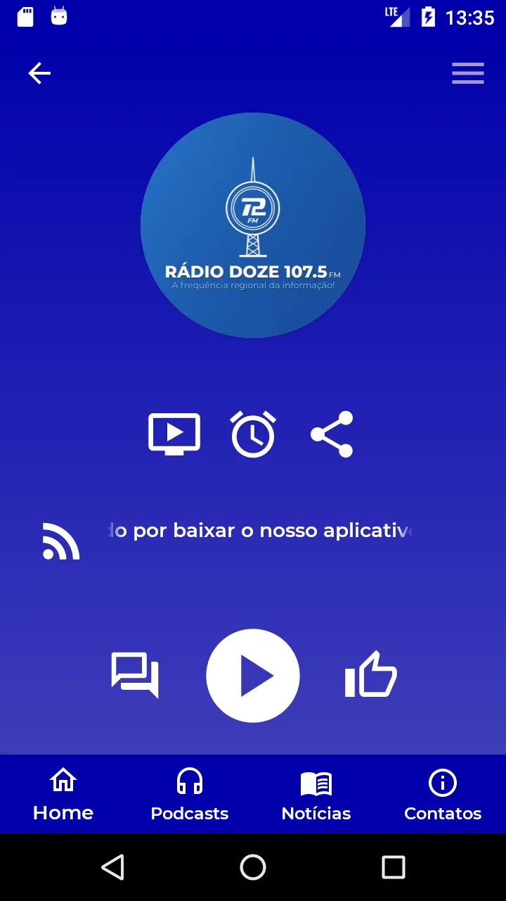 Rádio Doze | Indus Appstore | Screenshot