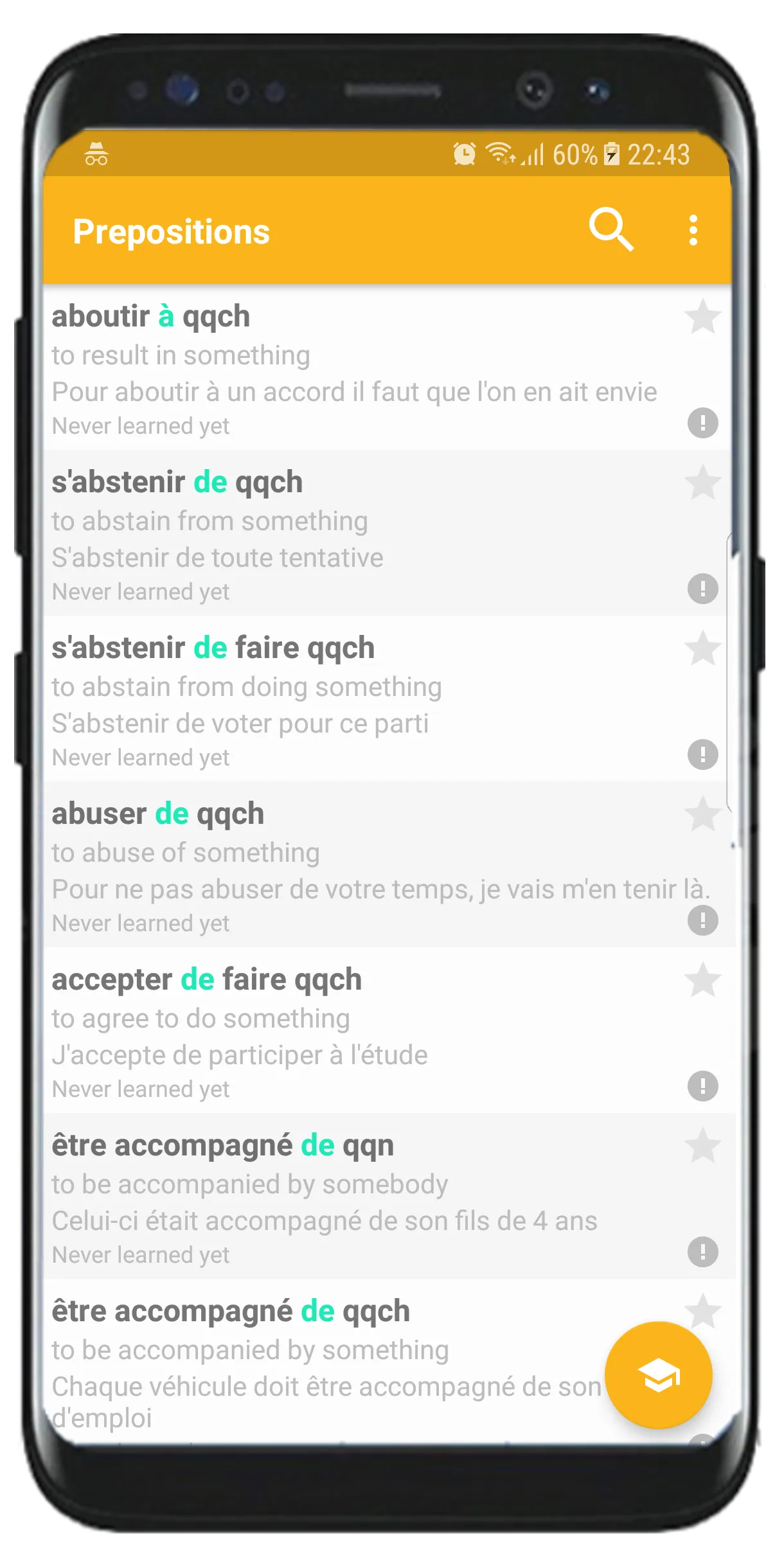 French Prepositions | Indus Appstore | Screenshot