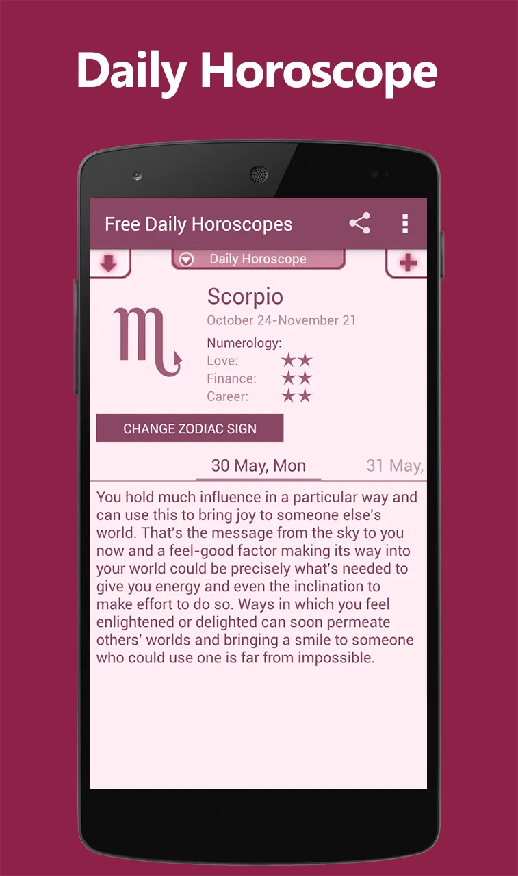 Free Daily Horoscopes | Indus Appstore | Screenshot