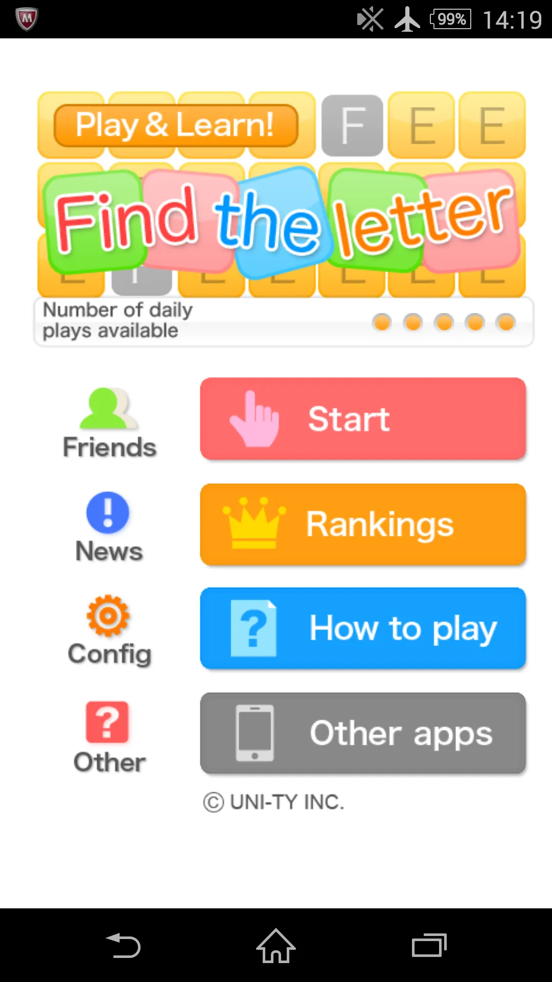 Find the letter(Play & Learn!) | Indus Appstore | Screenshot