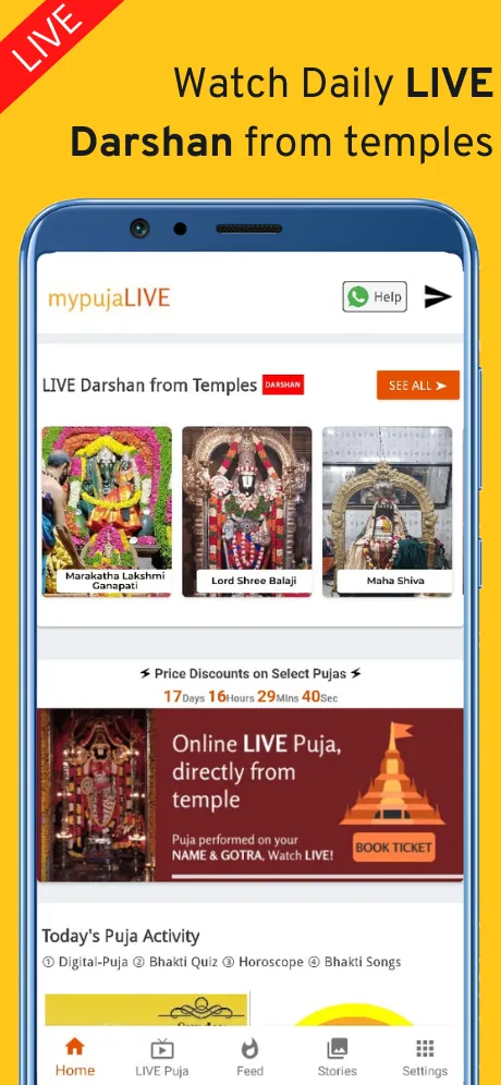 mypujaLIVE - Book Online Puja | Indus Appstore | Screenshot