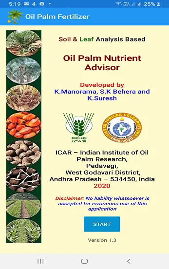 Oil Palm Nutrient Advisor | Indus Appstore | Screenshot