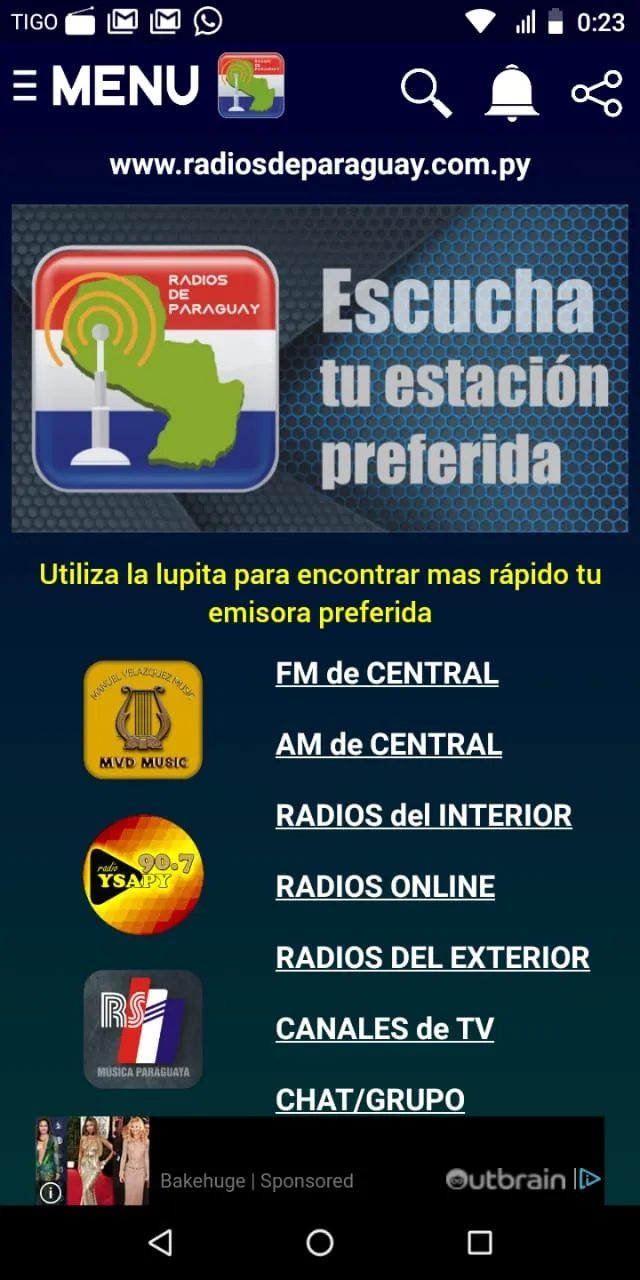 Radios de Paraguay online | Indus Appstore | Screenshot