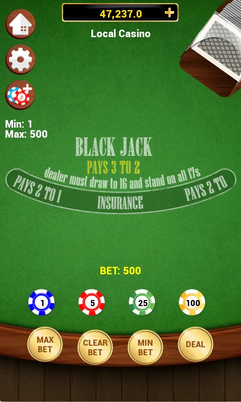 Blackjack 21 - Classic | Indus Appstore | Screenshot