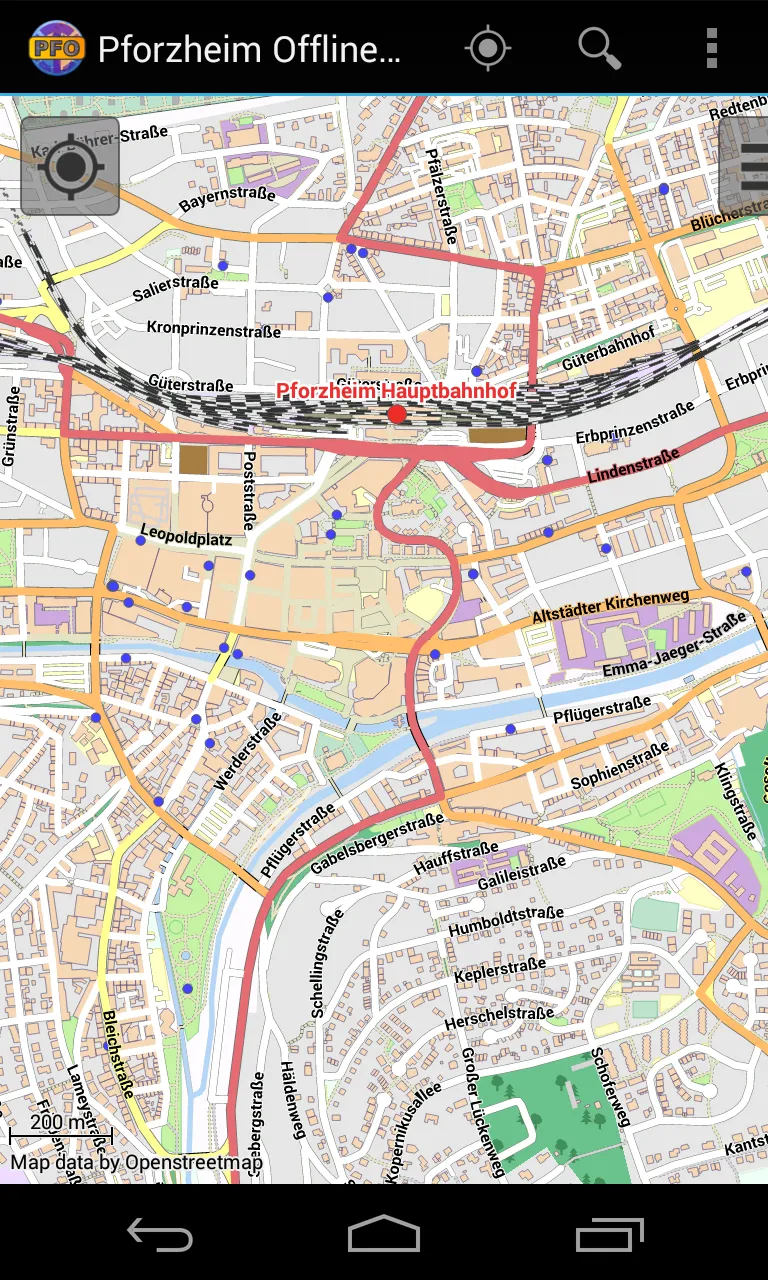 Pforzheim Offline City Map | Indus Appstore | Screenshot