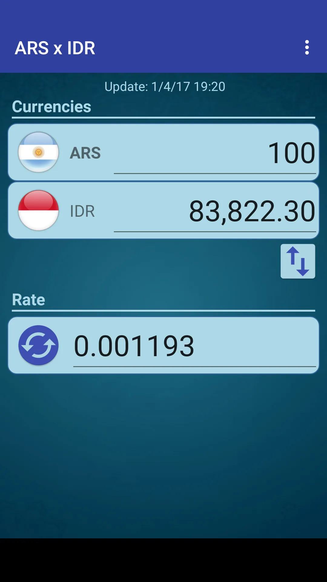 Arg. Peso x Indonesian Rupiah | Indus Appstore | Screenshot