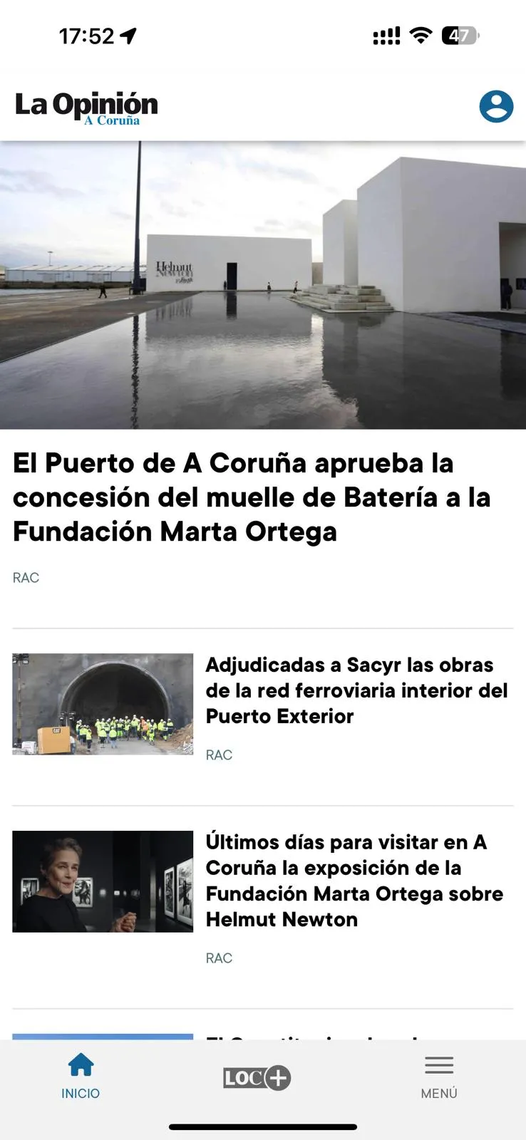 LA OPINIÓN DE A CORUÑA | Indus Appstore | Screenshot