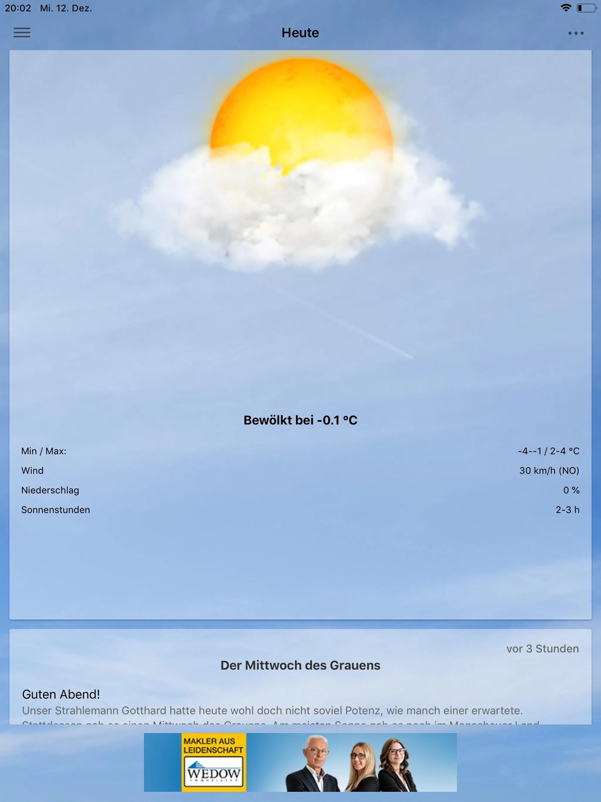 meteo aachen | Indus Appstore | Screenshot