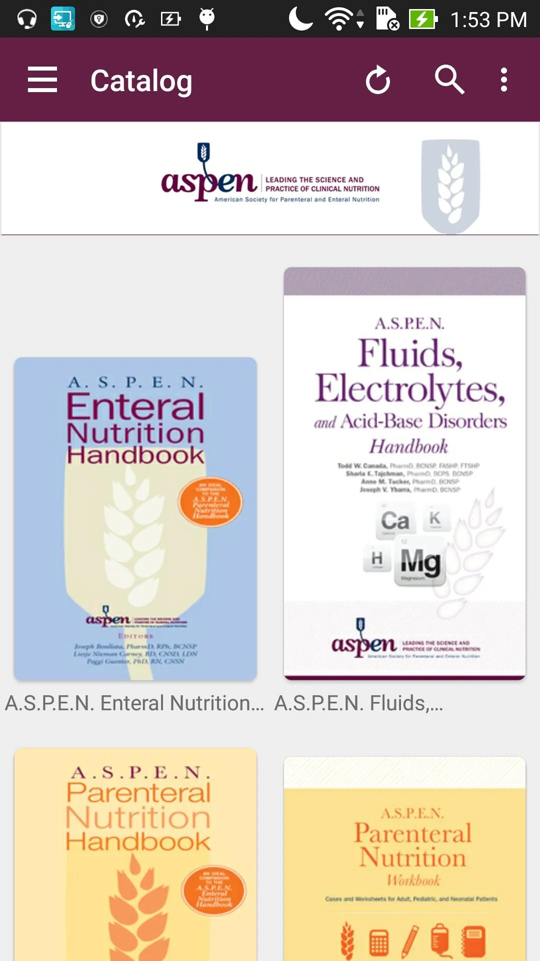 ASPEN eBooks | Indus Appstore | Screenshot