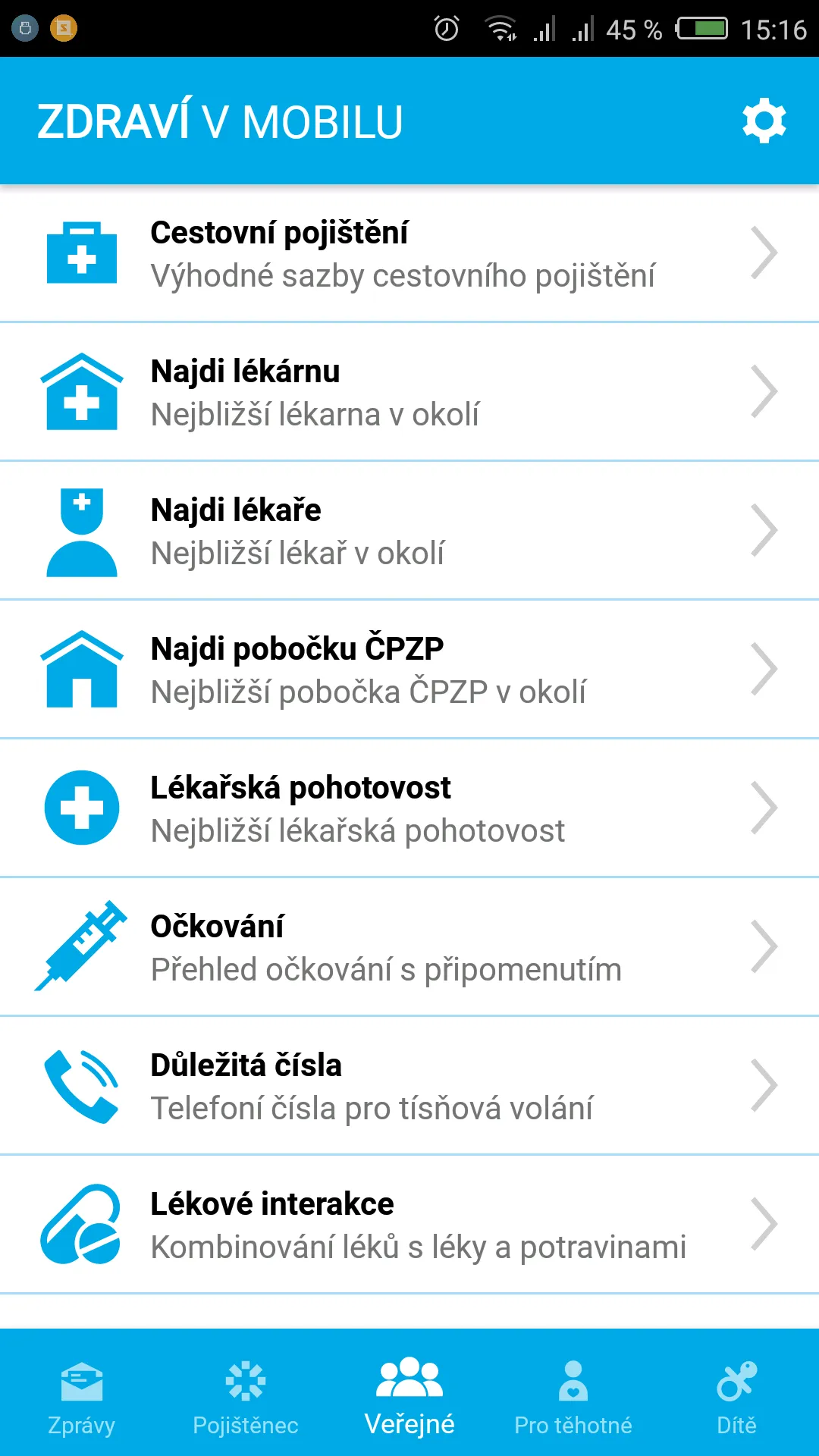 Zdraví v mobilu | Indus Appstore | Screenshot