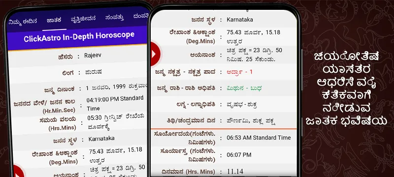 Horoscope in Kannada : Jathaka | Indus Appstore | Screenshot