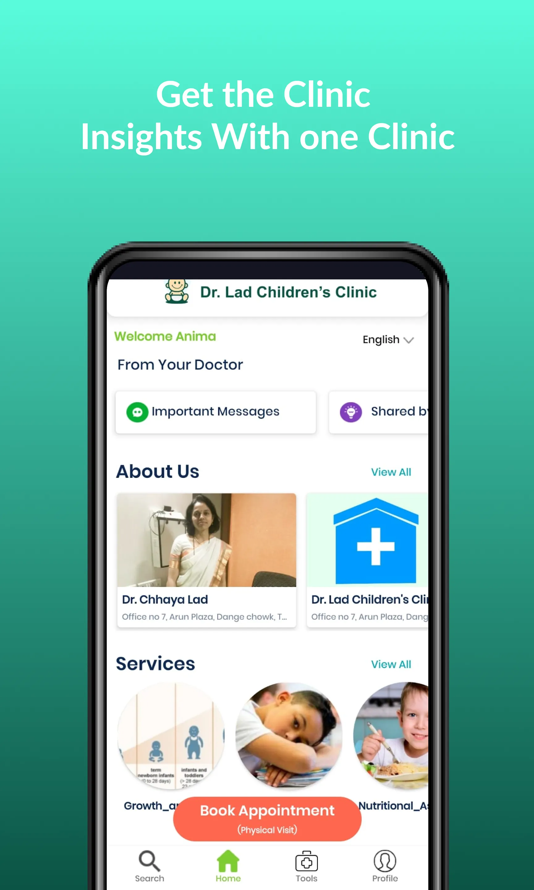 Dr.Lad Children's Clinic | Indus Appstore | Screenshot