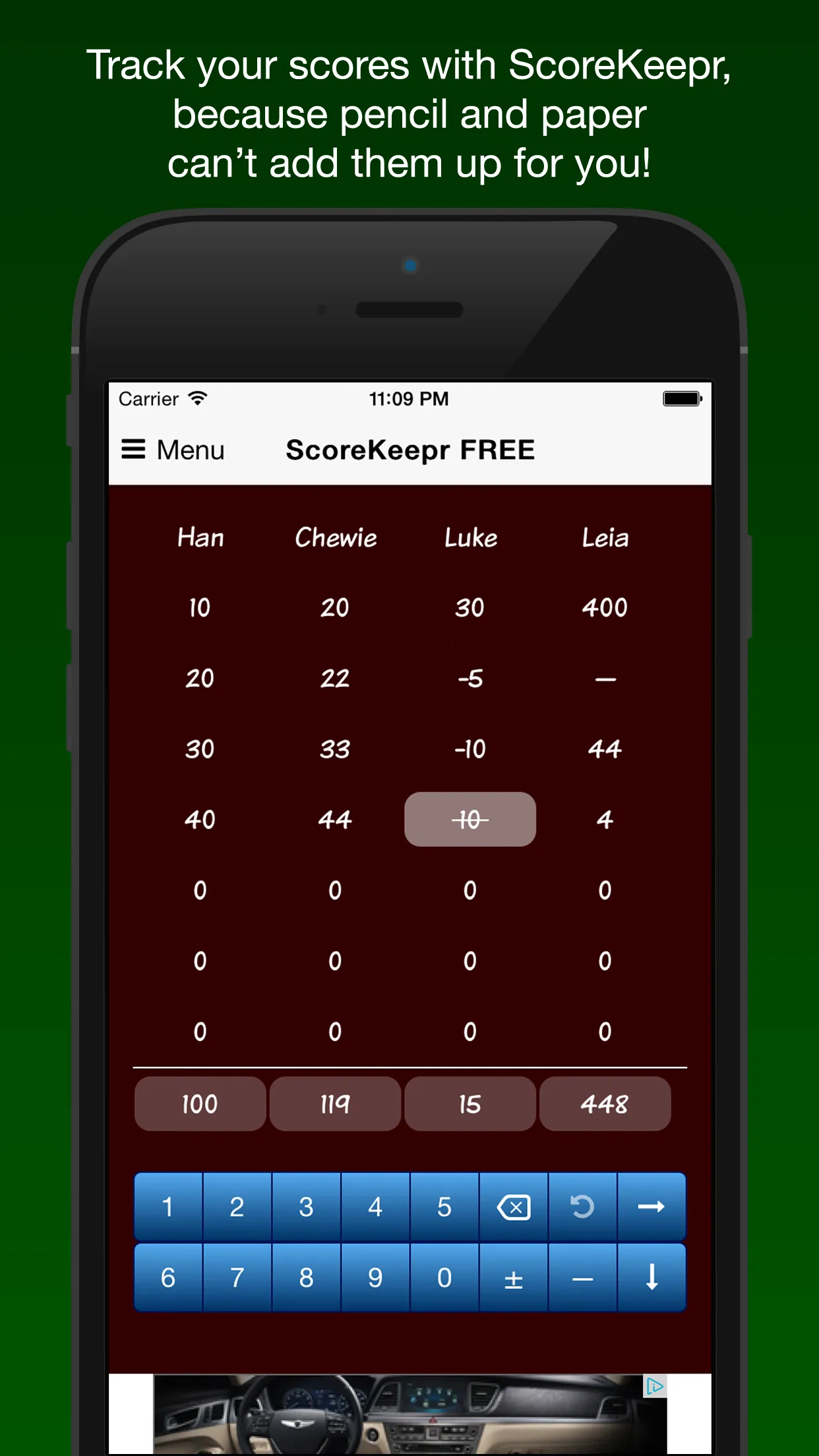 Score Keeper | Indus Appstore | Screenshot