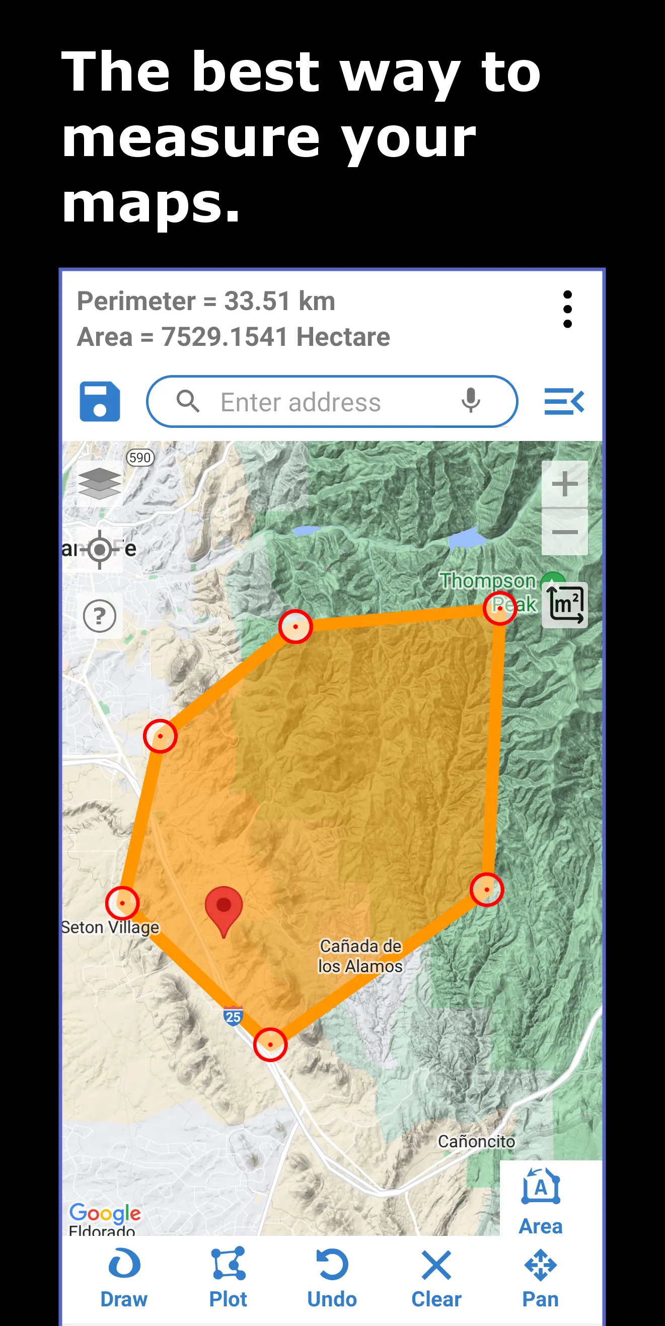 Land Calculator: Map Measure | Indus Appstore | Screenshot