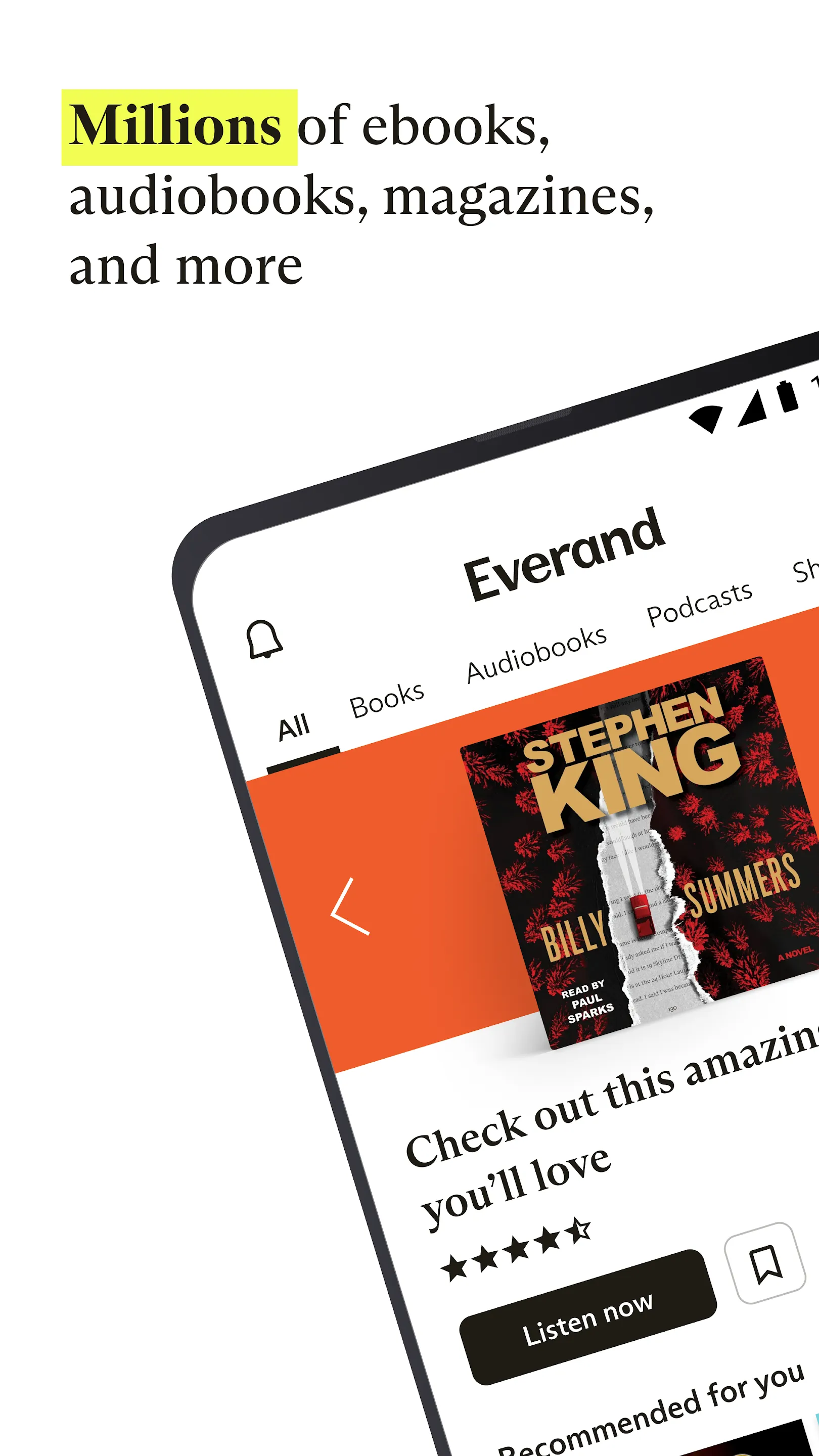 Everand: Ebooks and audiobooks | Indus Appstore | Screenshot