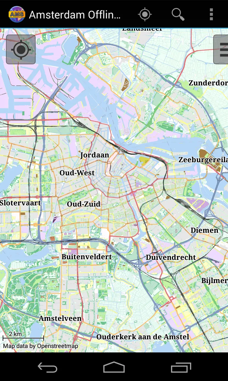 Amsterdam Offline City Map | Indus Appstore | Screenshot