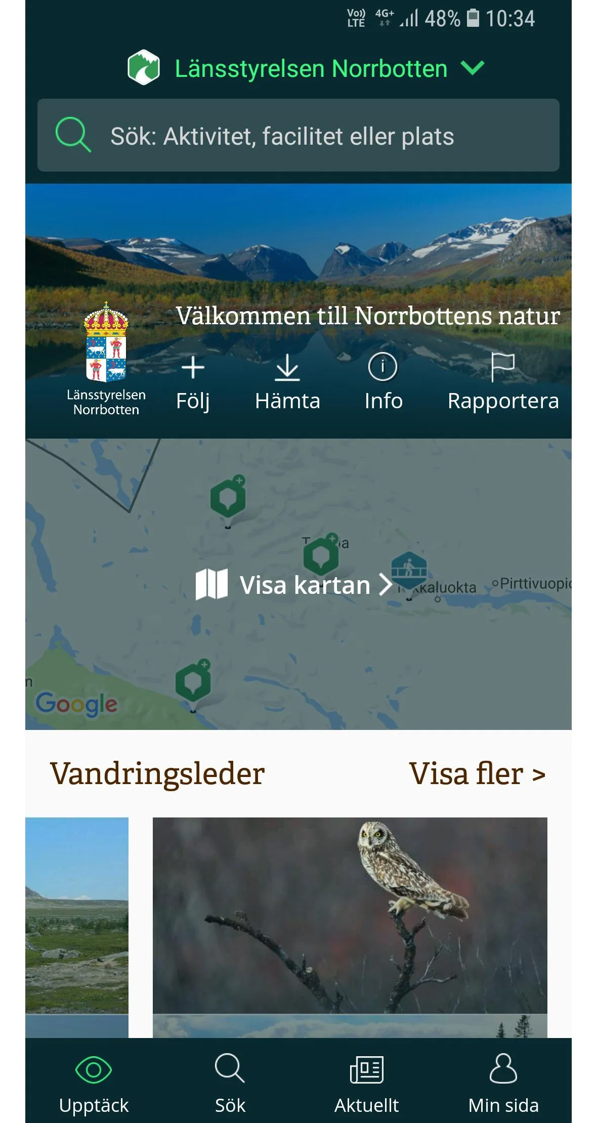 Norrbottens Naturkarta | Indus Appstore | Screenshot