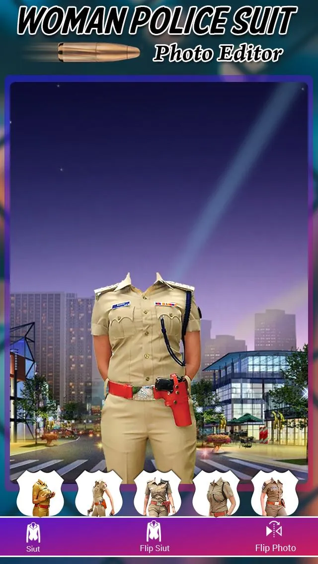 Woman Police Photo Suit | Indus Appstore | Screenshot