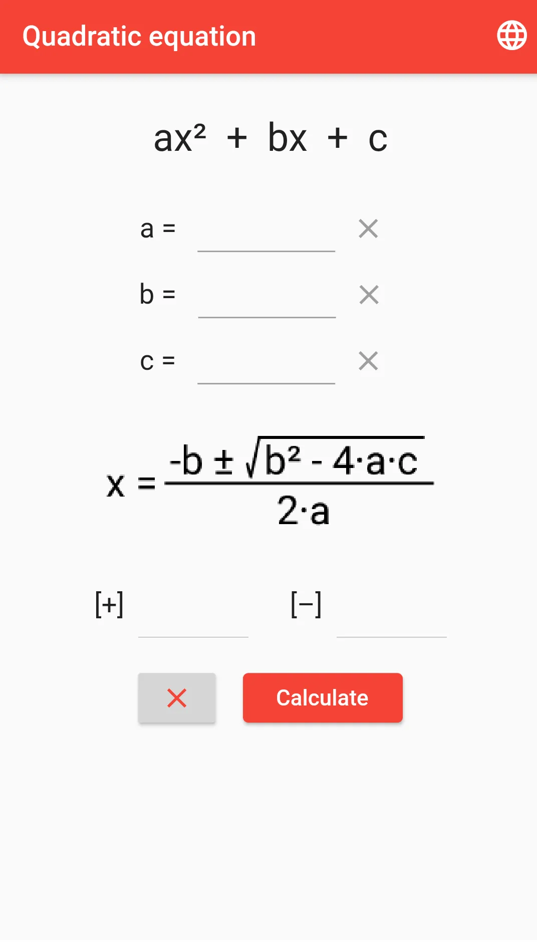 Quadratic equation solver | Indus Appstore | Screenshot