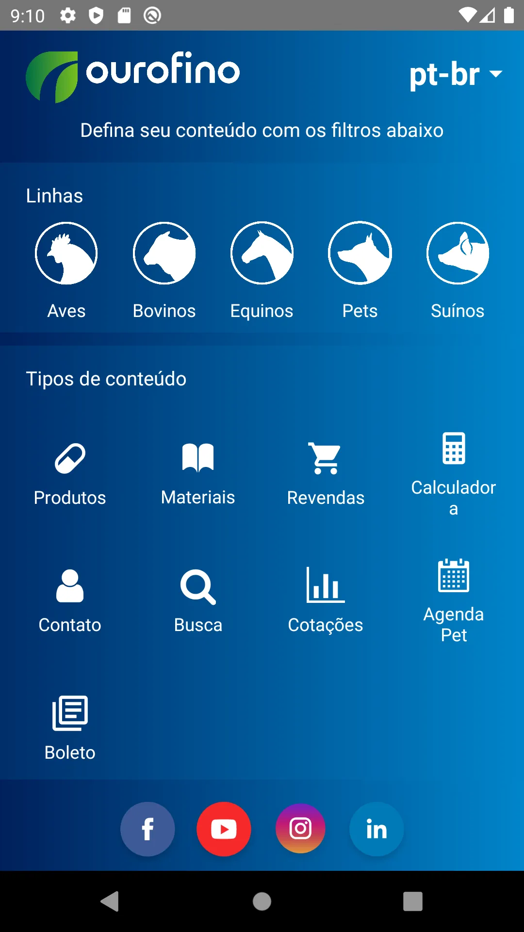 Ourofino Saúde Animal | Indus Appstore | Screenshot