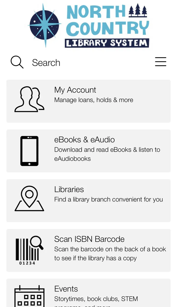 North Country Libraries | Indus Appstore | Screenshot