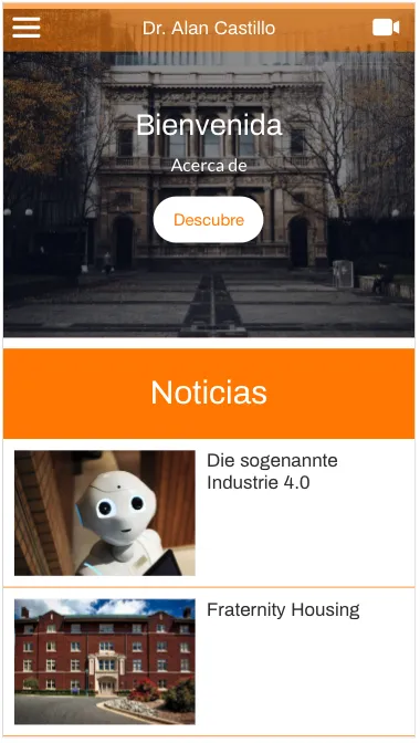 App Oficial Alan Castillo | Indus Appstore | Screenshot