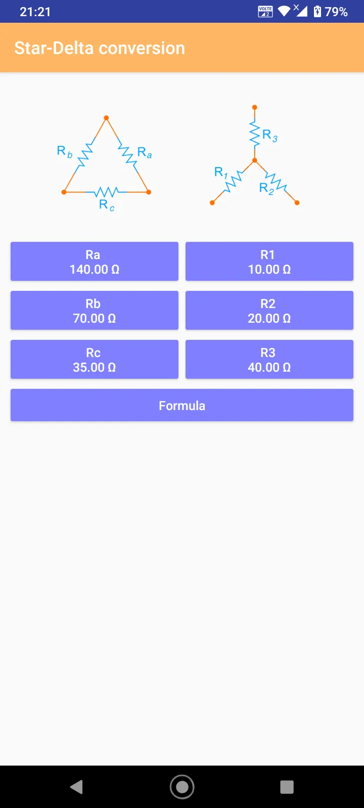 Star-Delta Calculator | Indus Appstore | Screenshot