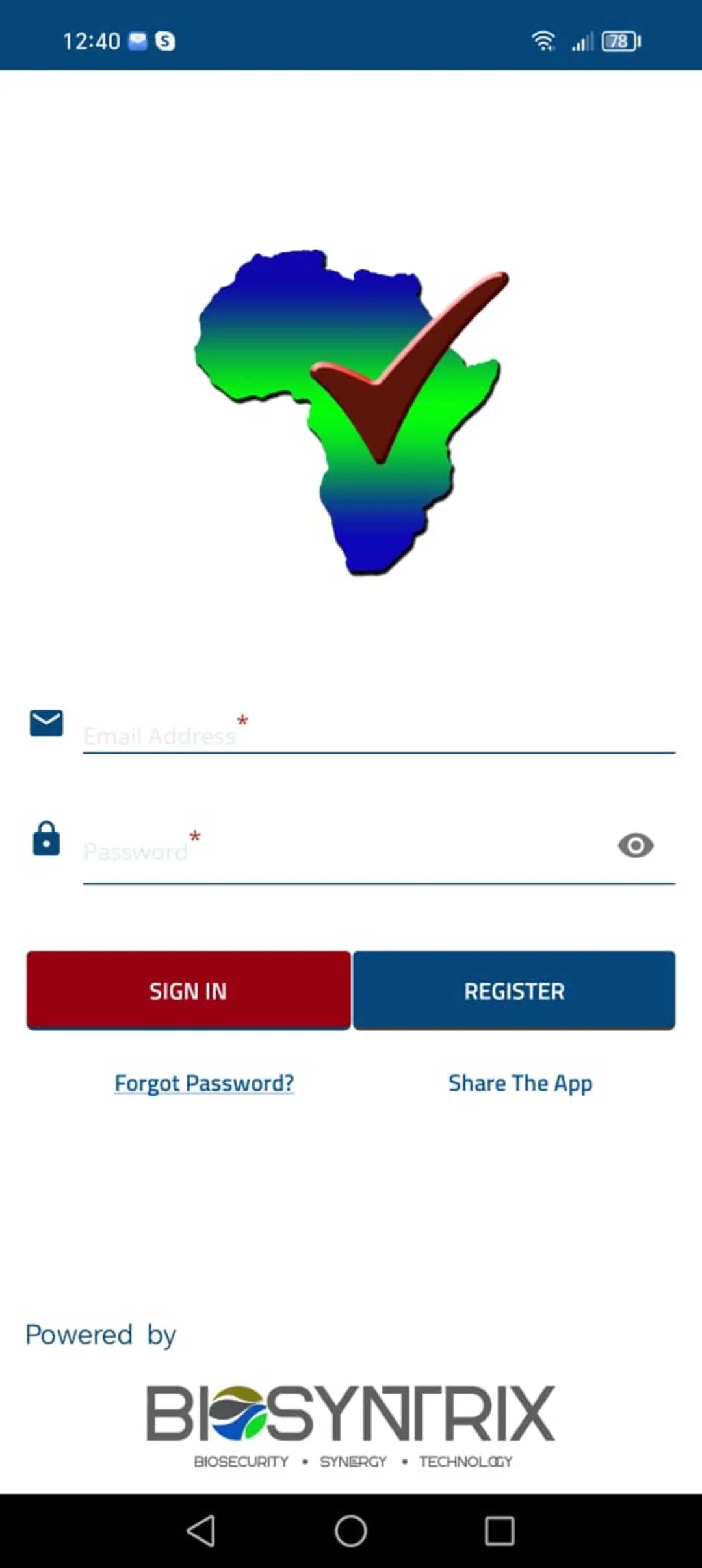 Biosecurity Africa | Indus Appstore | Screenshot