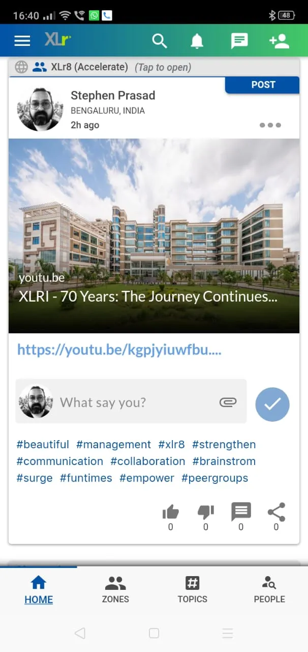 XLr-XLRI's official alumni app | Indus Appstore | Screenshot