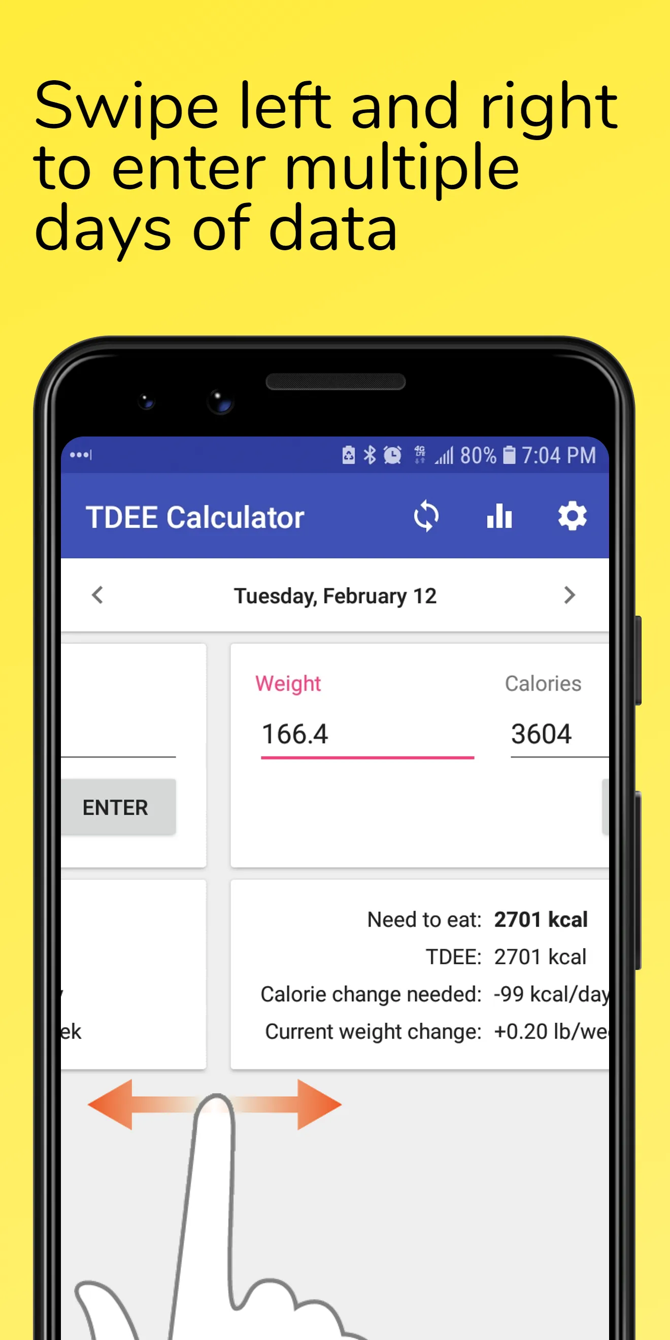 Adaptive TDEE Calculator | Indus Appstore | Screenshot