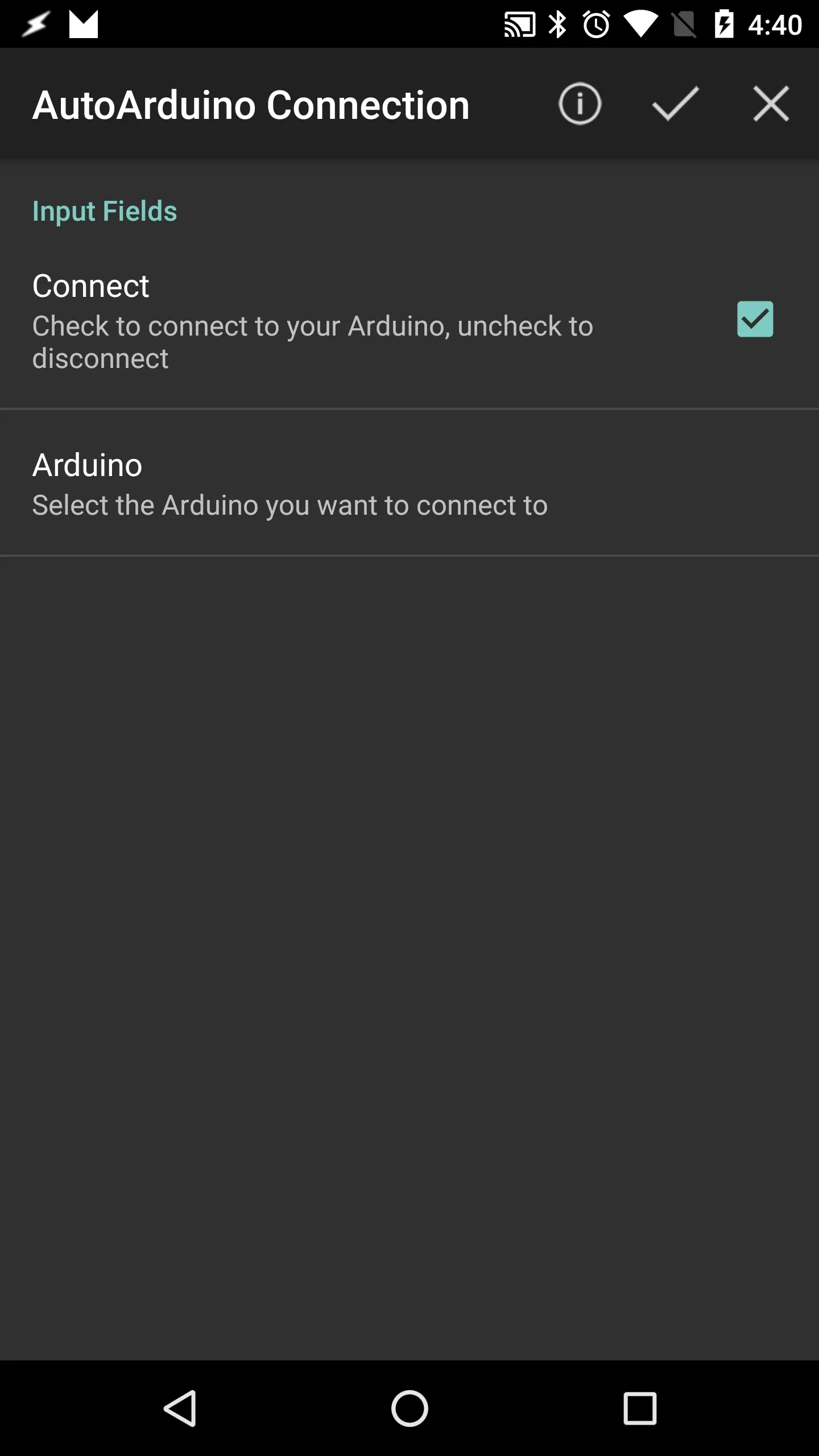 AutoApp for Arduino | Indus Appstore | Screenshot