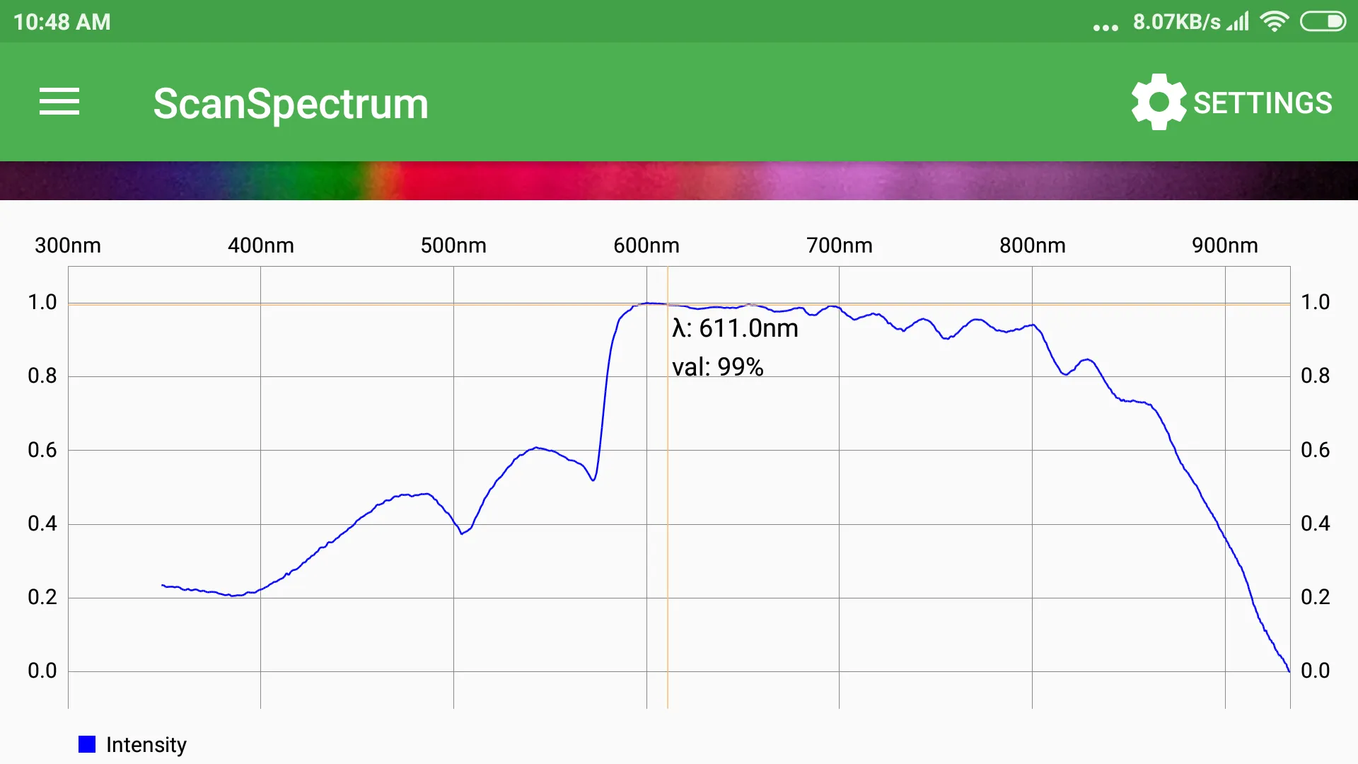 ScanSpectrum | Indus Appstore | Screenshot