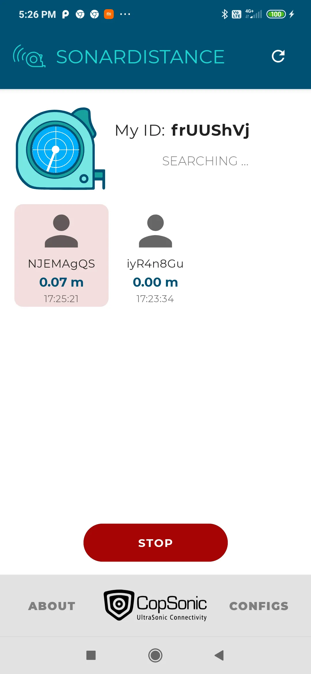 SonarDistance | Indus Appstore | Screenshot