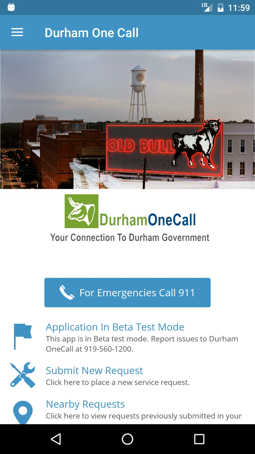 Durham One Call | Indus Appstore | Screenshot