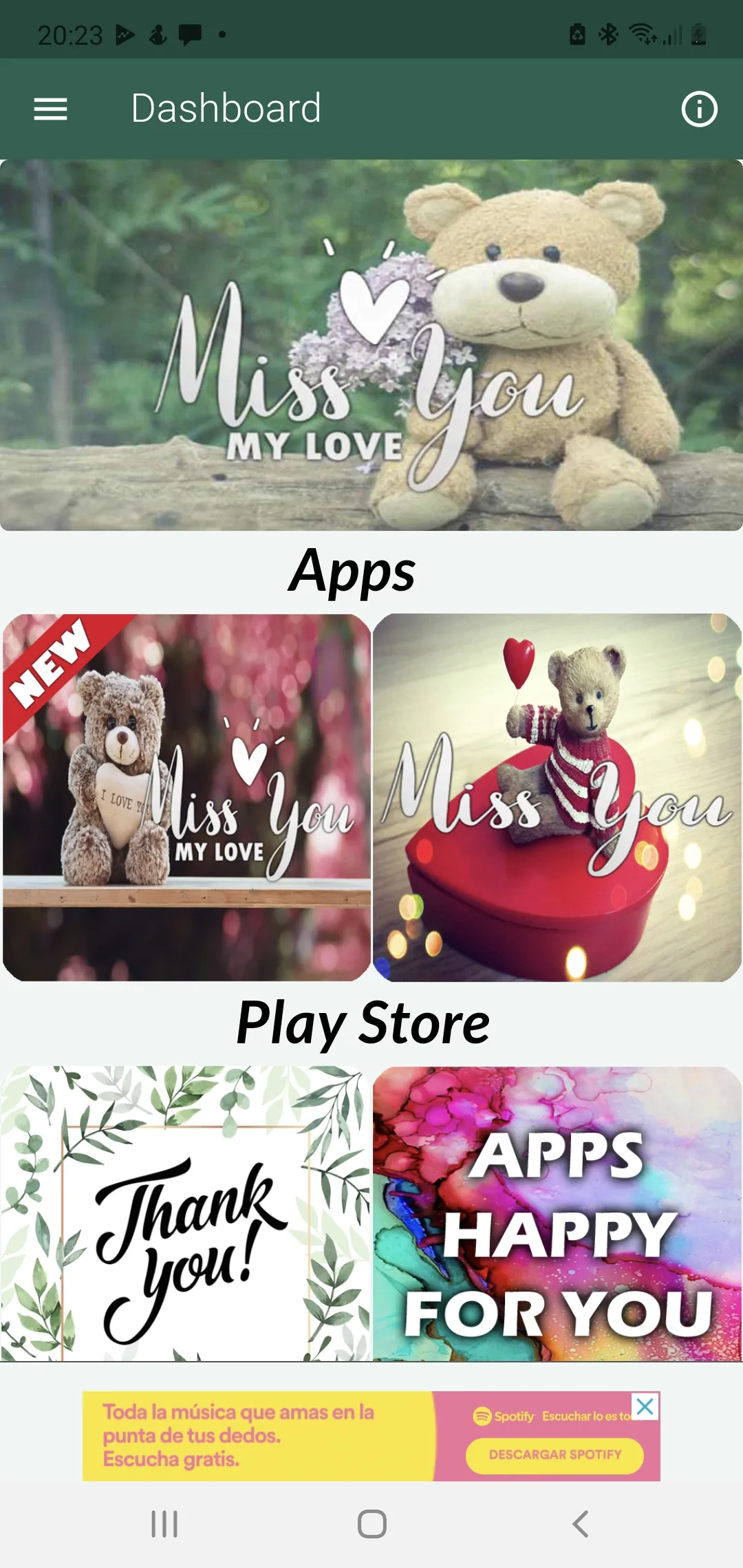 I MISS YOU SO MUCH MY LOVE | Indus Appstore | Screenshot