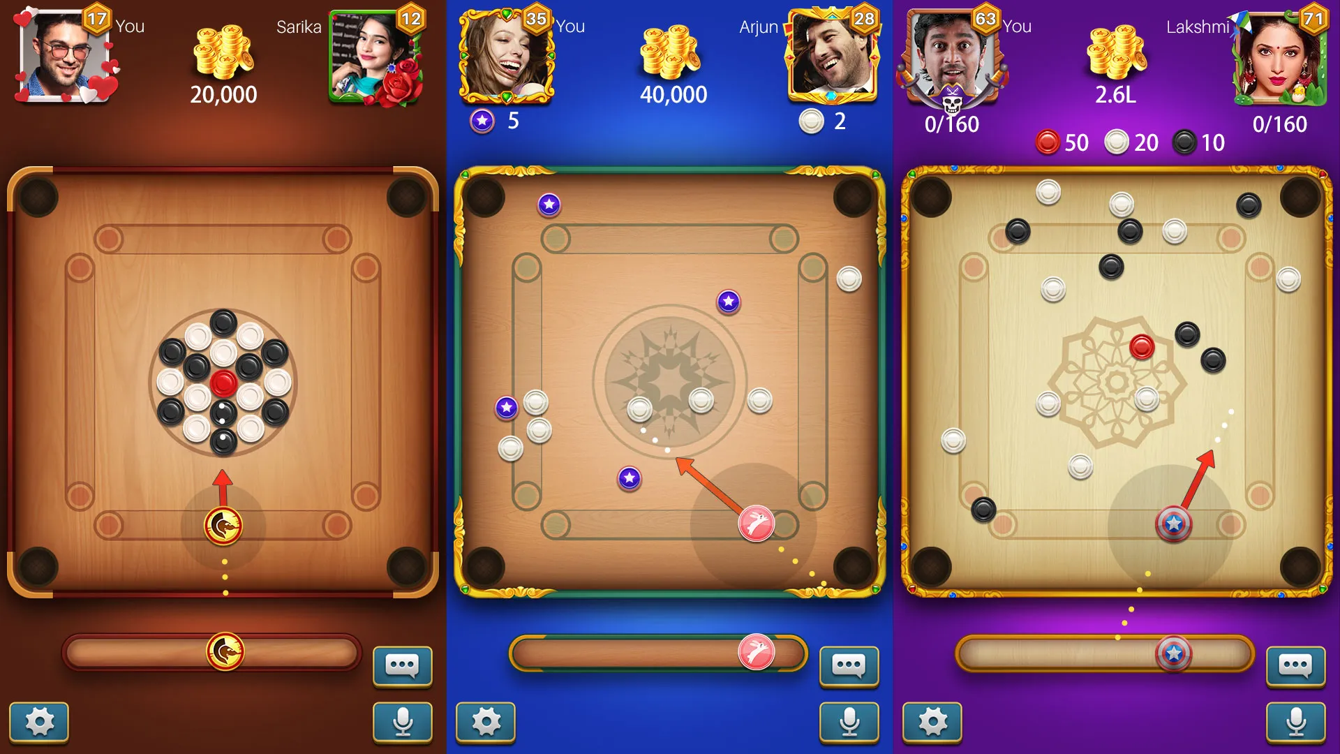 Carrom Meta-Board Disc Game | Indus Appstore | Screenshot