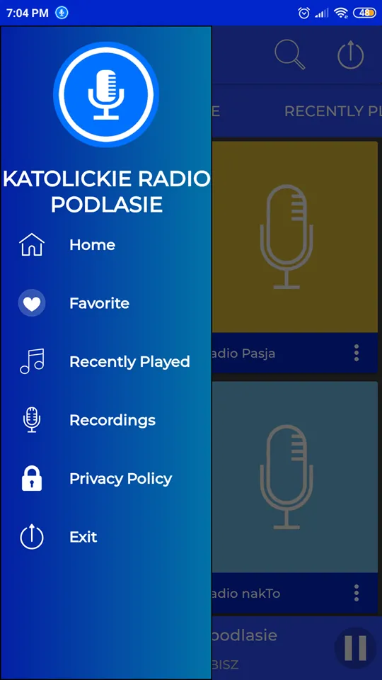 Podlaskie Katolickie Radio | Indus Appstore | Screenshot