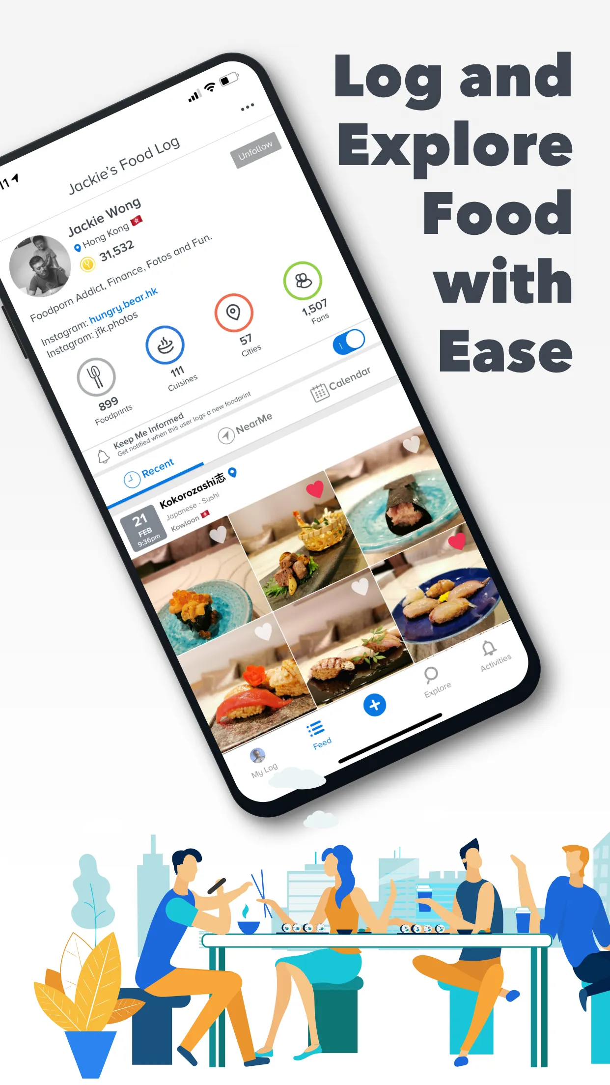 YUMMI: Restaurant & Food Log | Indus Appstore | Screenshot